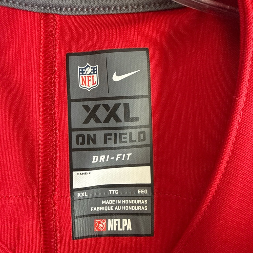 Men’s Nike Trey Lance #5 San Francisco 49ers Vapor Lmtd NFL Jersey Sz 2XL - RARE - Picture 4 of 6